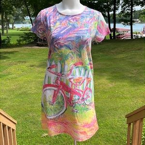 Leoma Lovegrove “Pink Racers” dress M